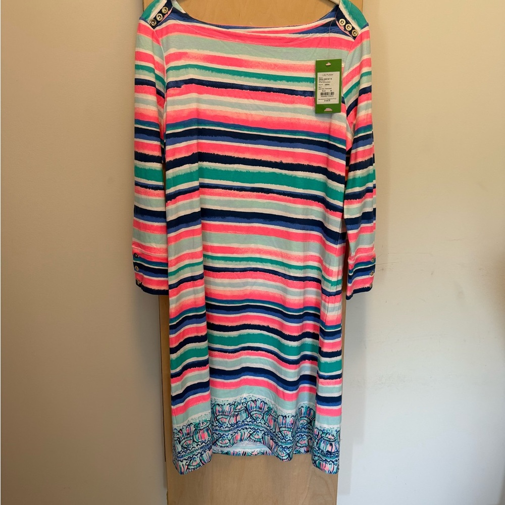 Lilly Pulitzer Striped Mini Dress - Pink, Blue, Green, brand new